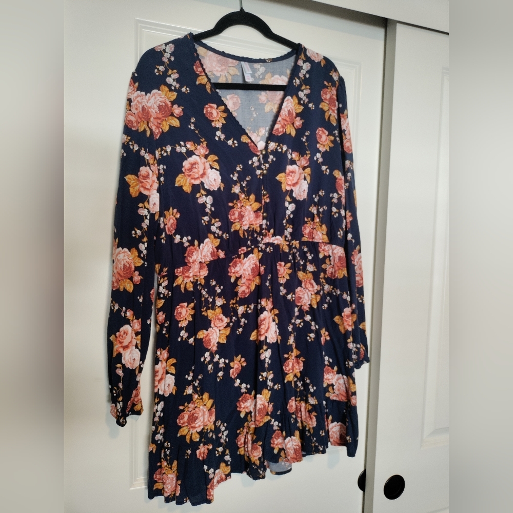 Xhilaration Women's Floral Dress Size XXL